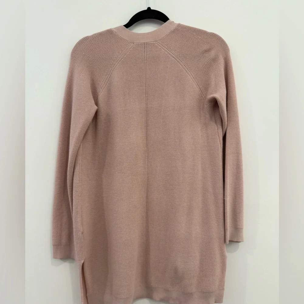 Baby Pink Knit Long Cardigan, Woman’s small - Picture 3 of 6